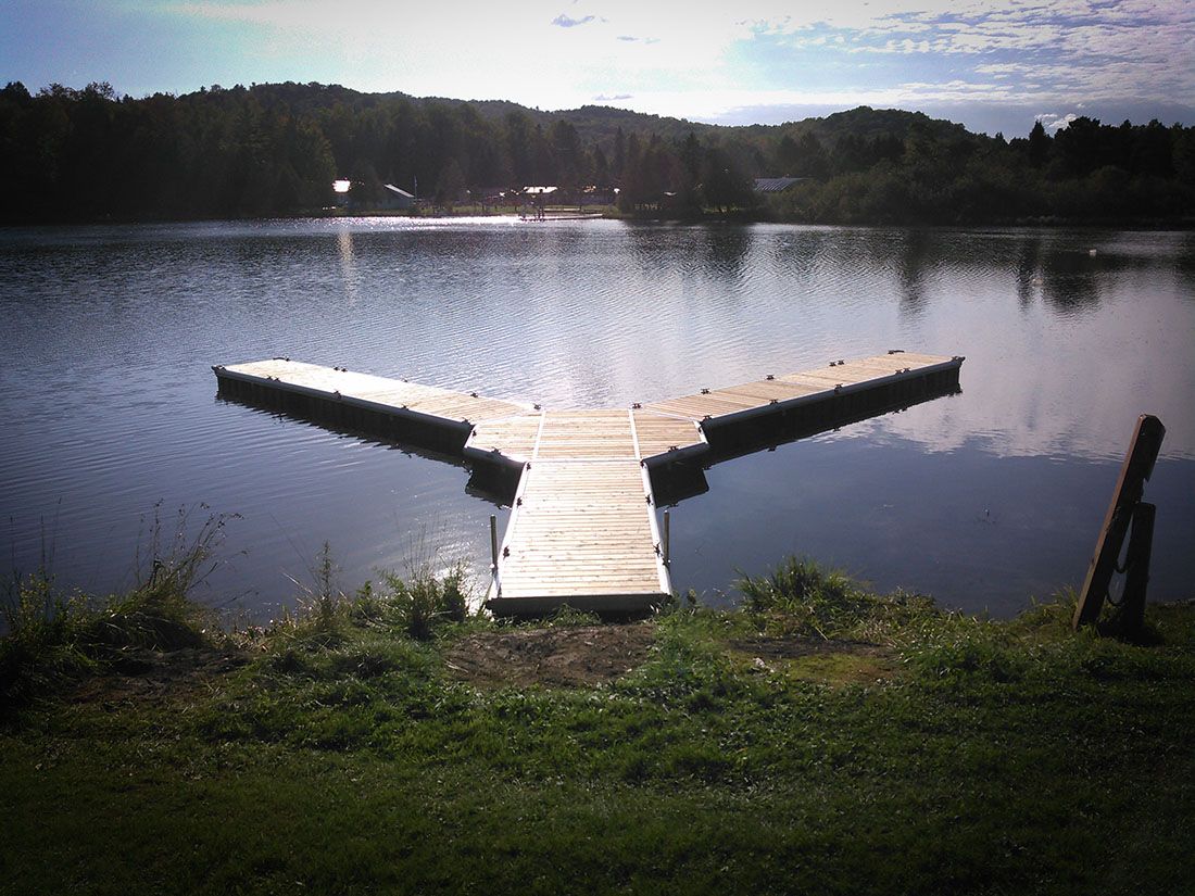 QUAI ALUMINIUM FLOTTANT